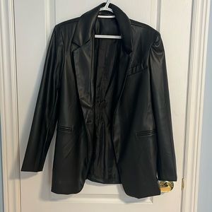 RDI Vegan Leather Blazer